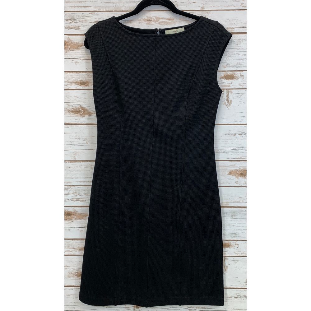 2-Lark & Ro Cap Sleeve & Sheath Black Dresses - Picture 2 of 8